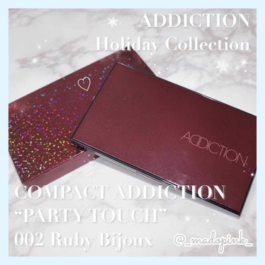 コンパクトアディクション “パーティタッチ” 002 Ruby Bijoux/ADDICTION/アイシャドウパレットを使ったクチコミ（1枚目）