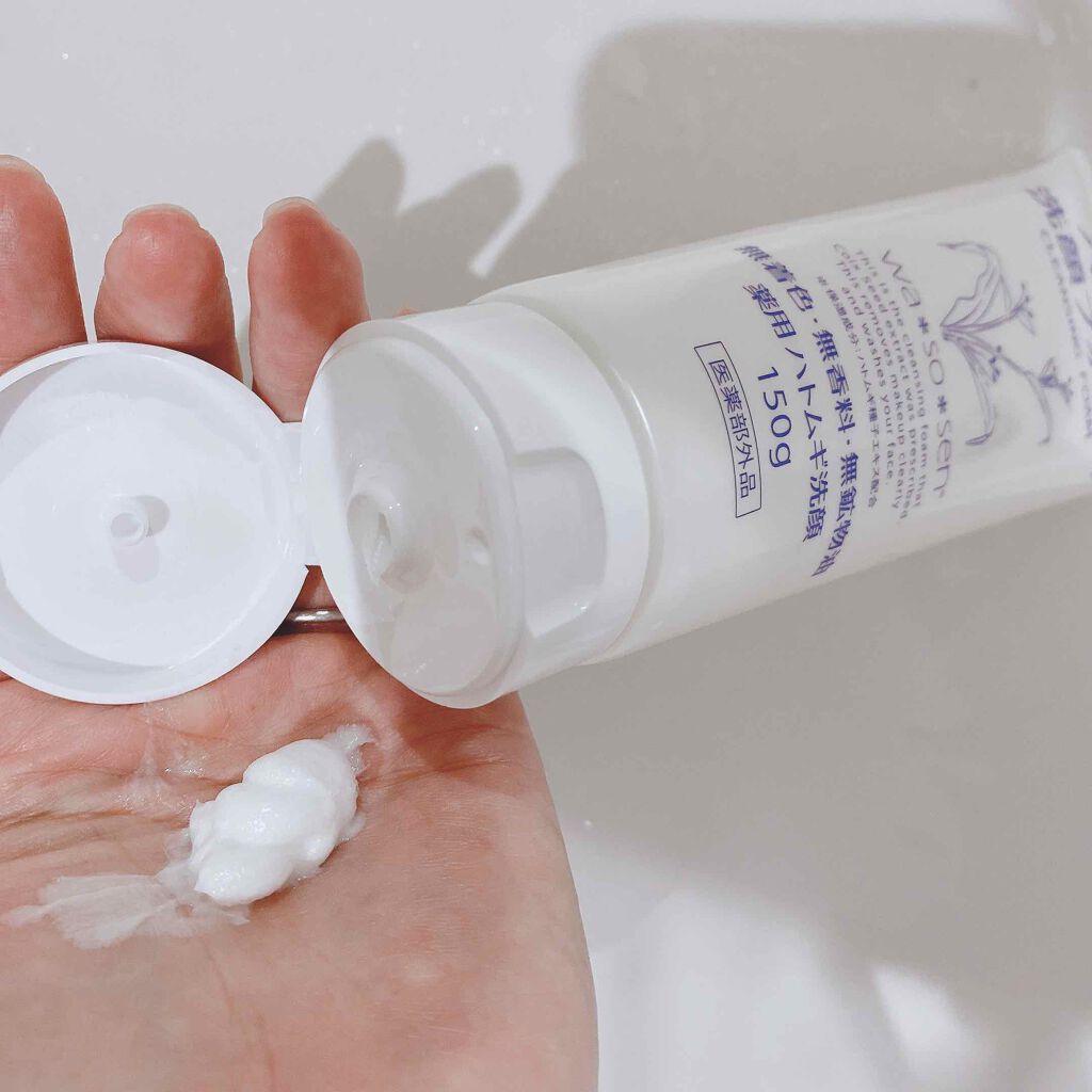 ハトムギ洗顔フォーム/岡インターナショナル/洗顔フォームを使ったクチコミ(2枚目)