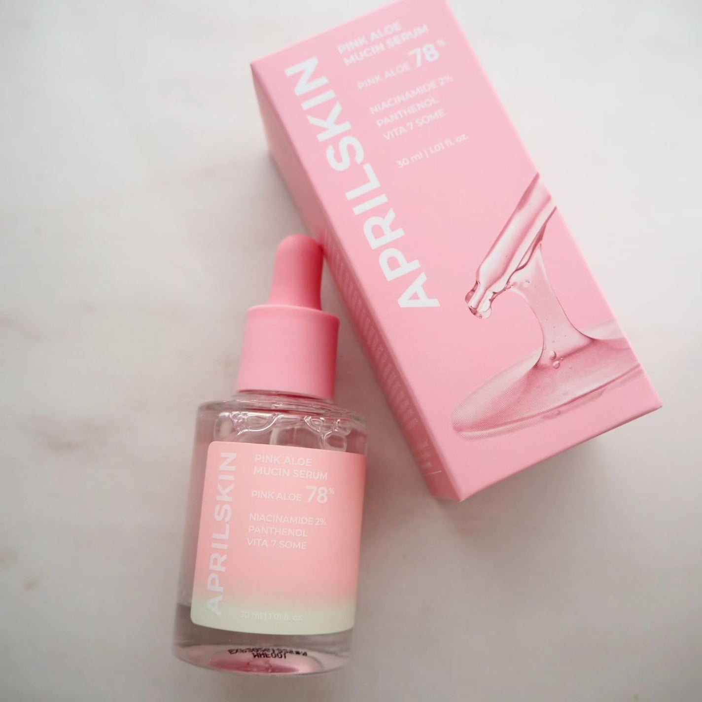 ピンクアロエムチンセラム/APRILSKIN/美容液を使ったクチコミ(6枚目)