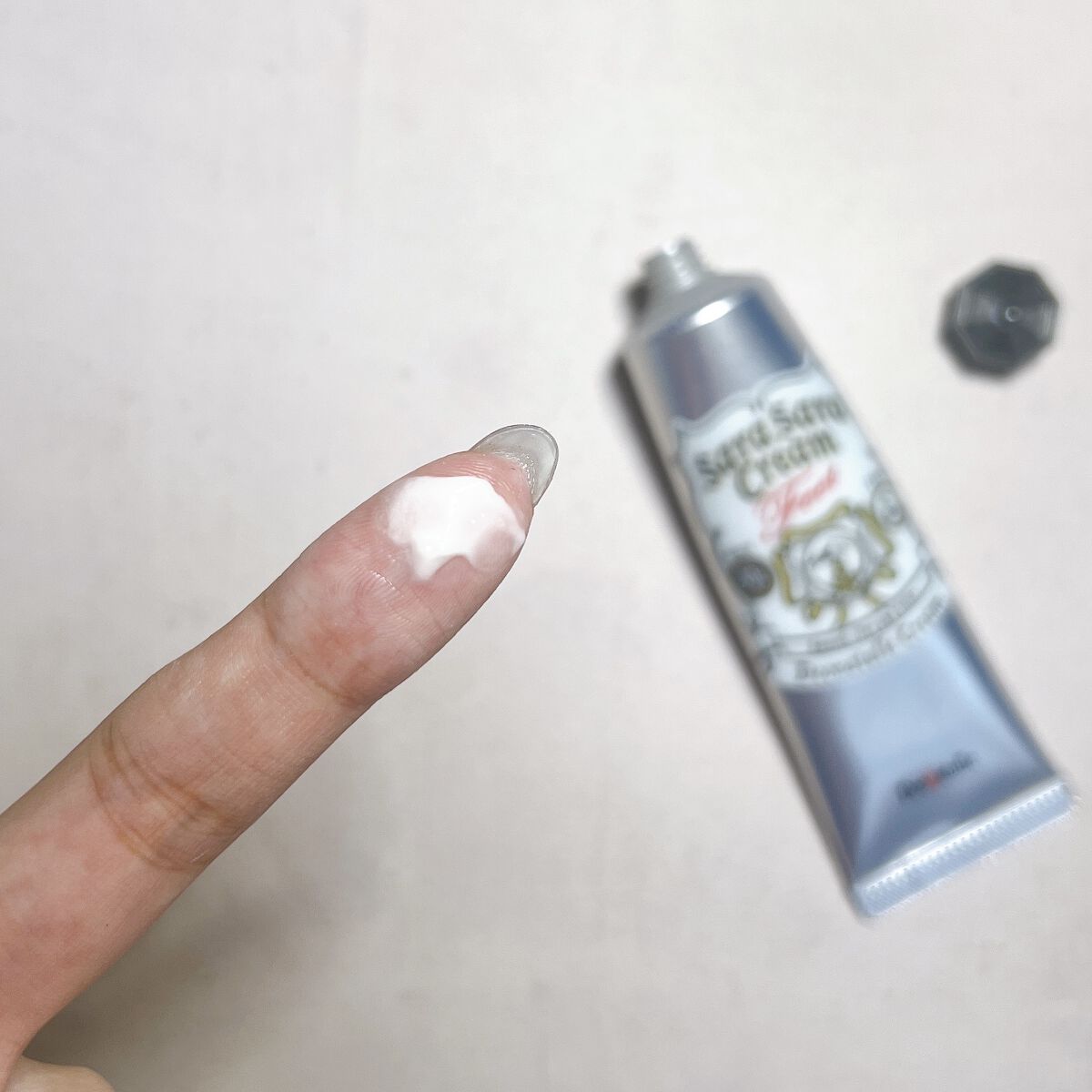 薬用足指さらさらクリーム/デオナチュレ/デオドラント・制汗剤を使ったクチコミ（2枚目）