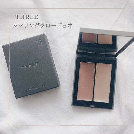 THREE シマリング グロー デュオ/THREE/クリームハイライトを使ったクチコミ(1枚目)