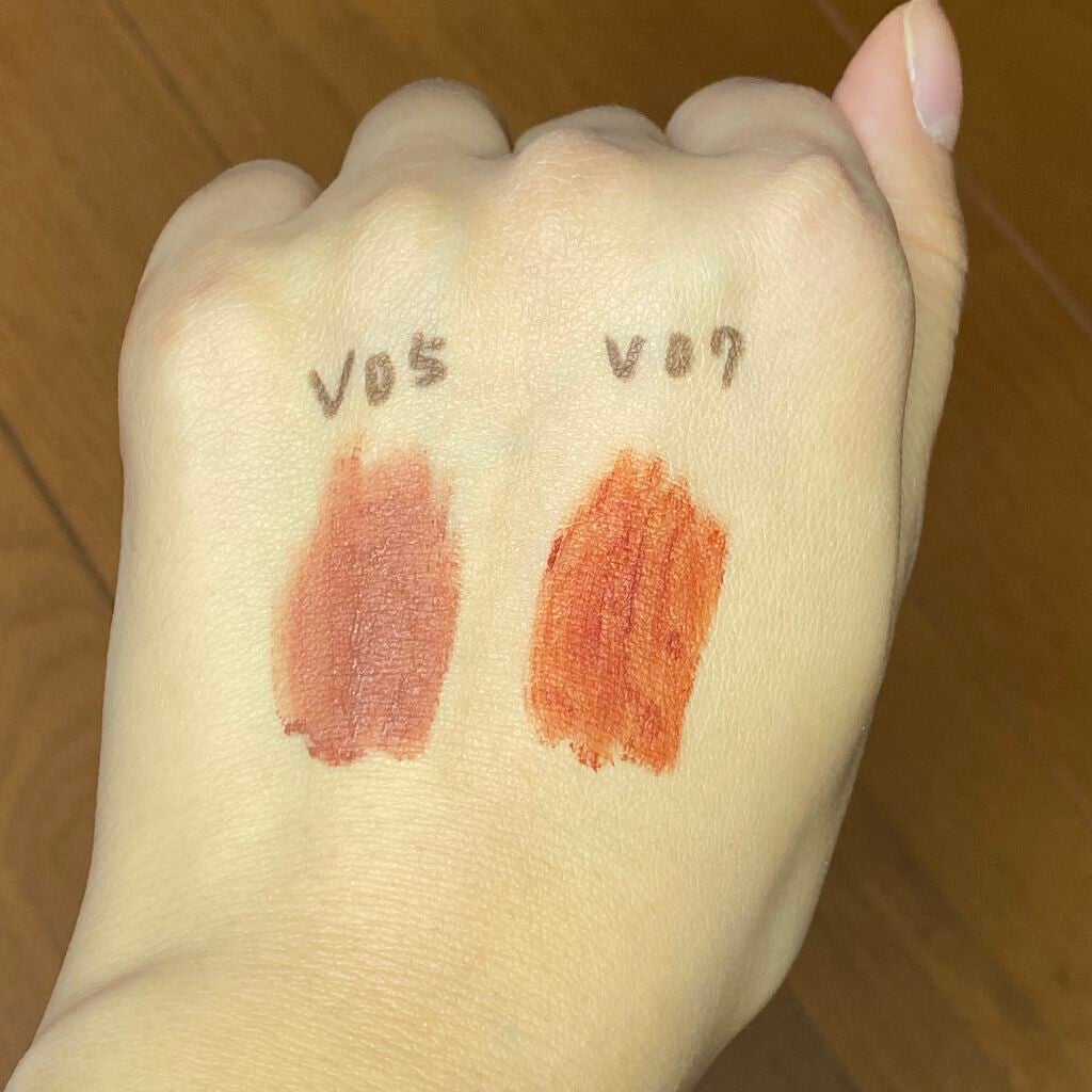 琥珀セミマットリップ/Joocyee/口紅を使ったクチコミ(2枚目)