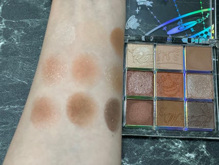 クォーツ 9色アイシャドウパレット(ドリームランドアイシャドウ)/ZEESEA/アイシャドウパレットを使ったクチコミ(5枚目)