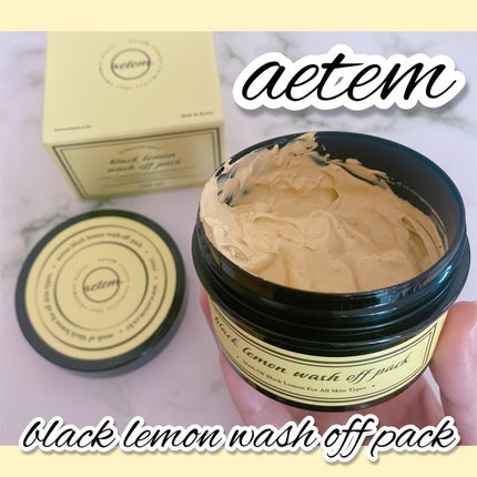 black lemon wash off pack/Aetem /洗い流すパック・マスクを使ったクチコミ(1枚目)