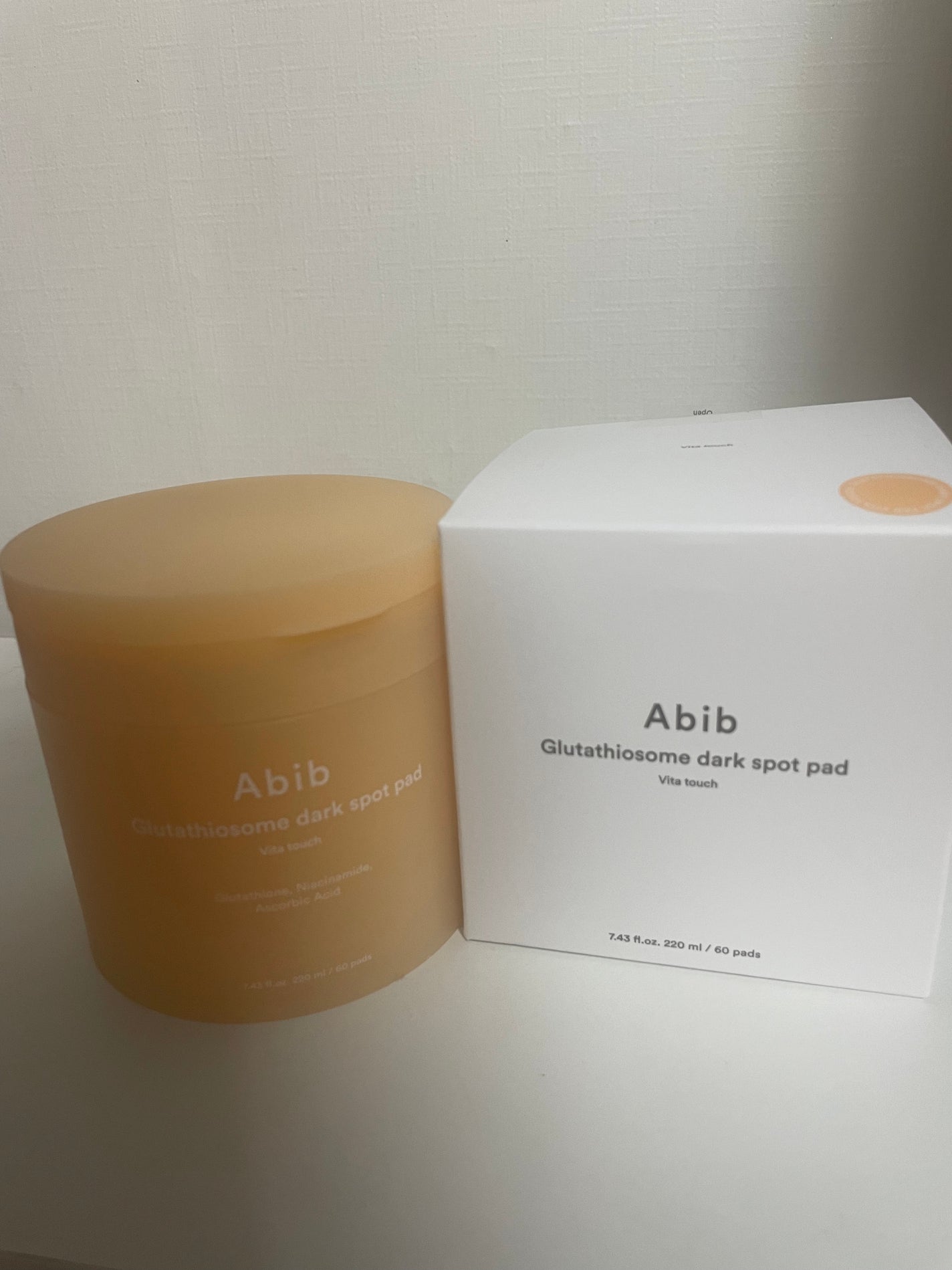 グルタチオンソームダークスポットパッドビタタッチ/Abib /トナーパッドを使ったクチコミ(3枚目)