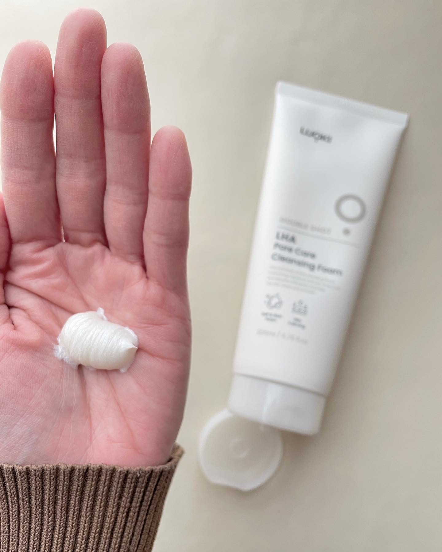 ダブルショットLHA毛穴ケアクレンジングフォーム /LUOKI/クレンジングクリームを使ったクチコミ（2枚目）