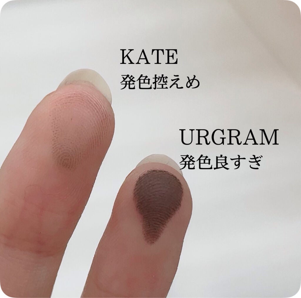 ケイト デザイニングアイブロウ3D/KATE/パウダーアイブロウを使ったクチコミ(4枚目)