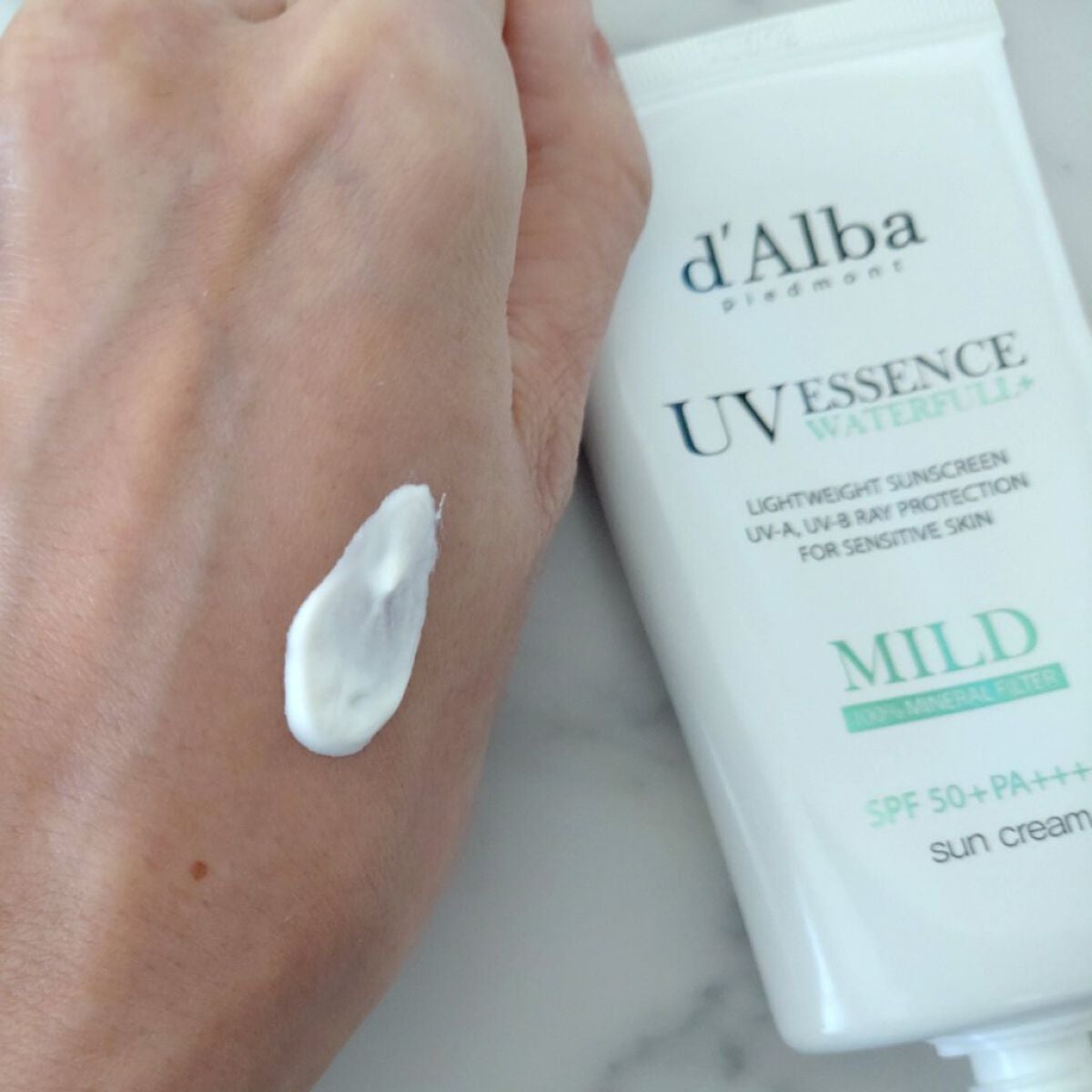 ウォータフルマイルドサンクリーム/ダルバ/日焼け止めクリームを使ったクチコミ(2枚目)
