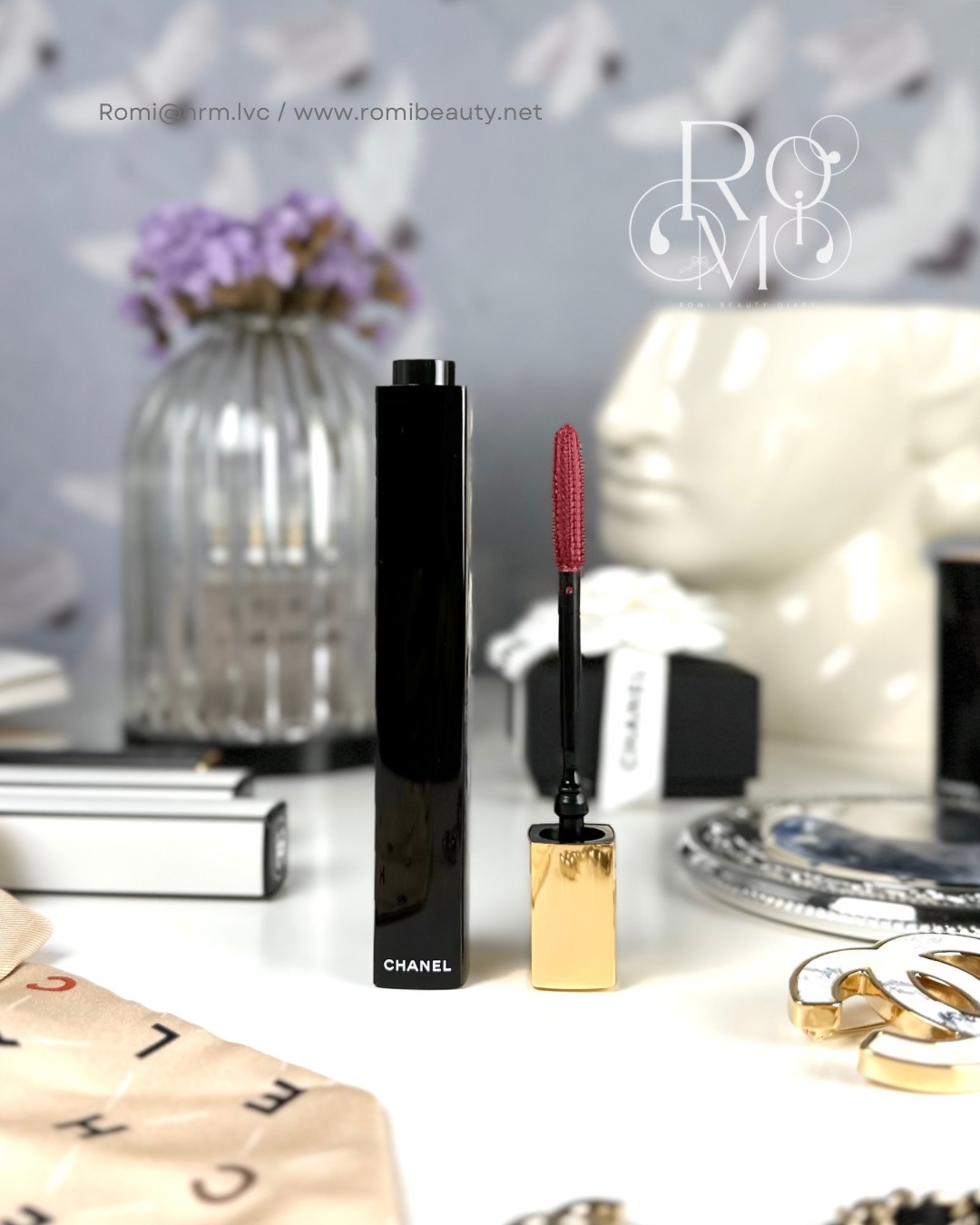 ヌワール アリュール 17 ルージュ グルナ/CHANEL/マスカラを使ったクチコミ（1枚目）