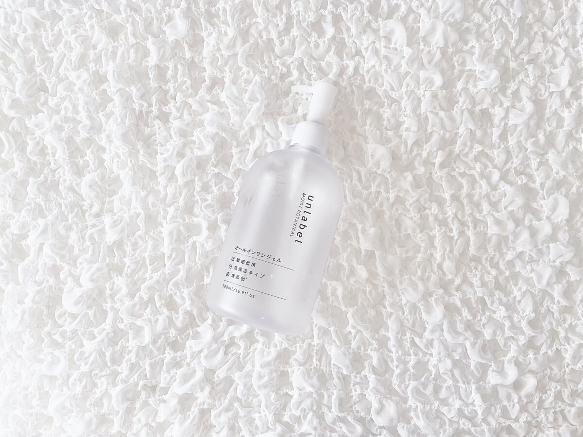 モイストボタニカル オールインワンジェルR/unlabel/オールインワン化粧品を使ったクチコミ（1枚目）