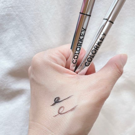 フローティングカラーリキッドアイライナー/COLORKEY/リキッドアイライナーを使ったクチコミ(6枚目)