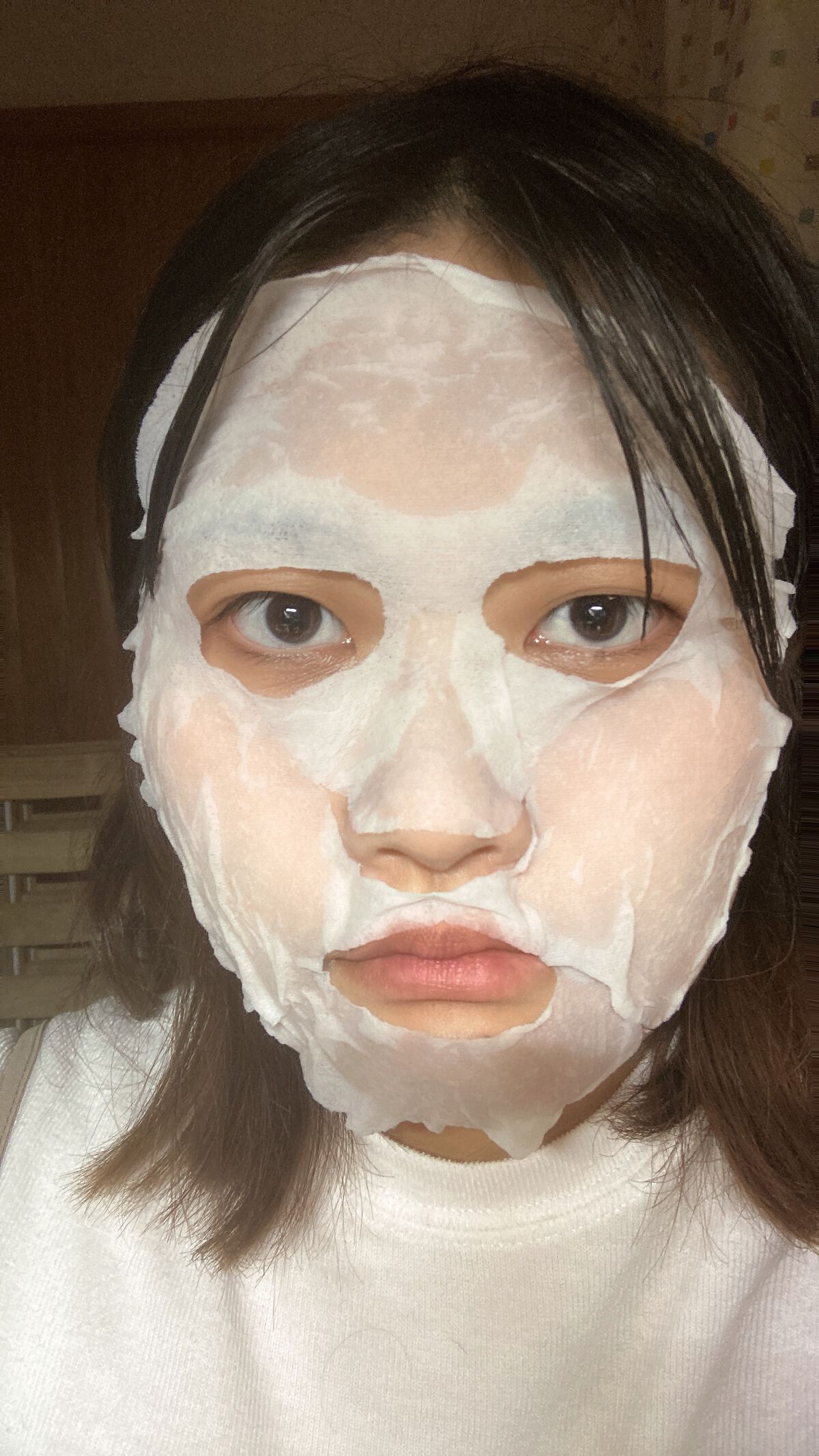 圧縮フェイスマスク/DAISO/シートマスク・パックを使ったクチコミ（2枚目）