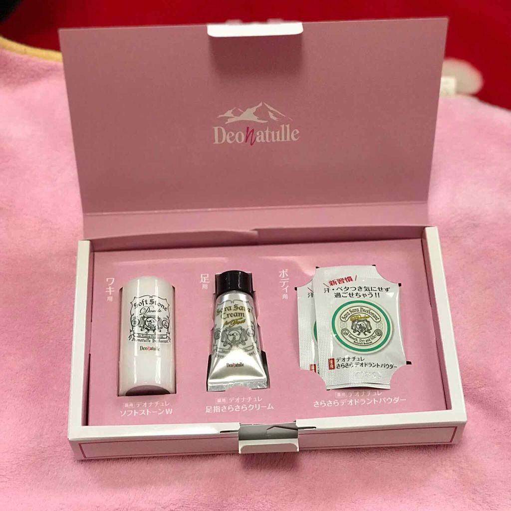 ソフトストーンＷ/デオナチュレ/デオドラント・制汗剤を使ったクチコミ（1枚目）