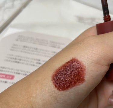 3CE VELVET LIP TINT/3CE/口紅を使ったクチコミ（2枚目）