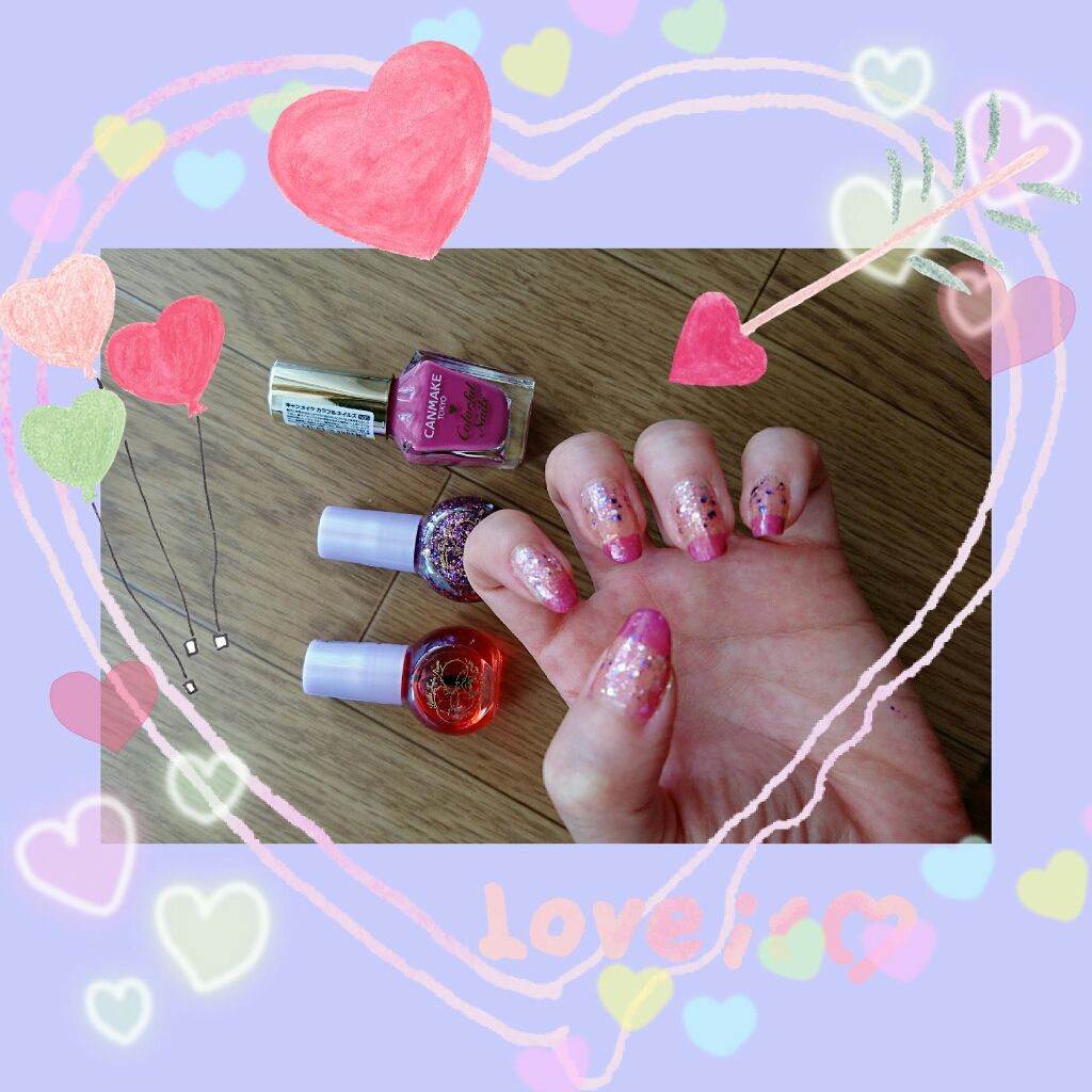 サンリオネイル/DAISO/マニキュアを使ったクチコミ(1枚目)