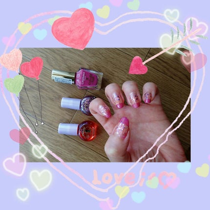 サンリオネイル/DAISO/マニキュアを使ったクチコミ(1枚目)