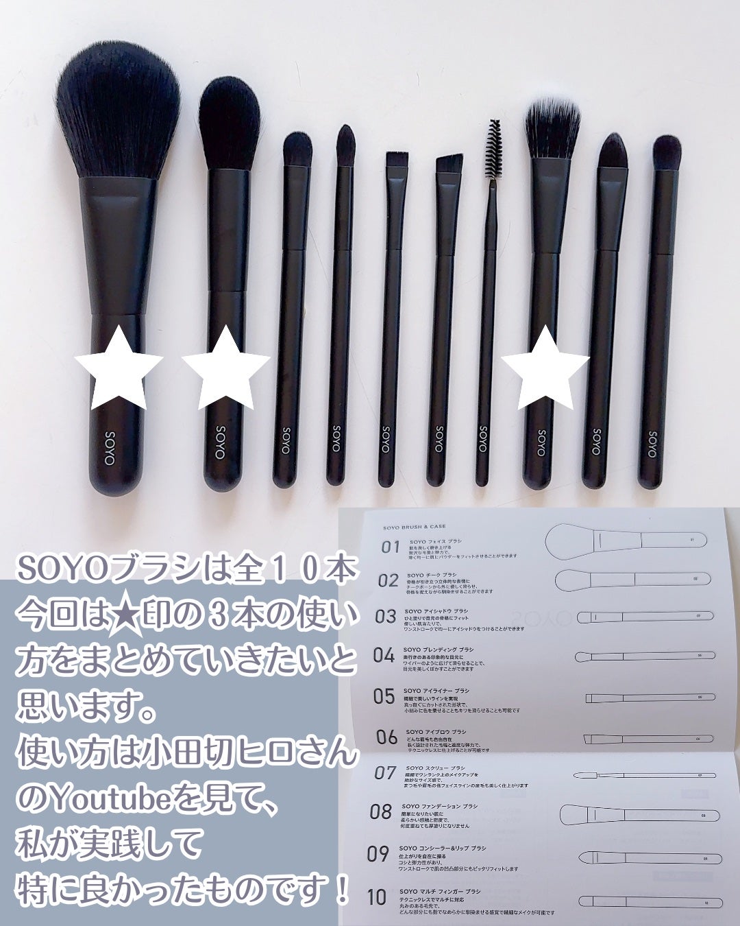 soyoブラシ ディスカバー 8番以外 ケース無し 試してみた】SOYO SOYO ディスカバー フルセット (10本+ケース