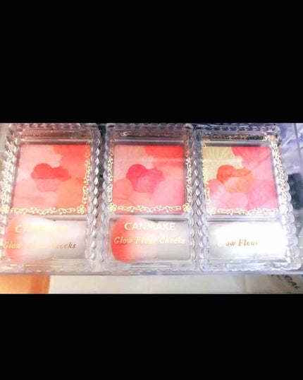 グロウフルールチークス/キャンメイク/パウダーチークを使ったクチコミ(1枚目)