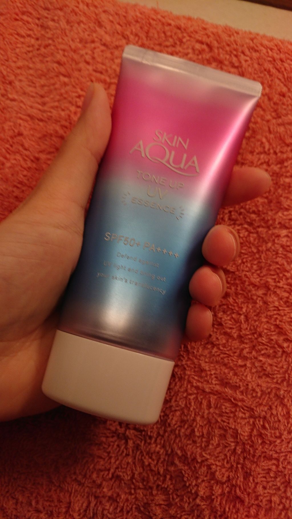 スキンアクア トーンアップUVエッセンス/スキンアクア/日焼け止めクリームを使ったクチコミ（1枚目）