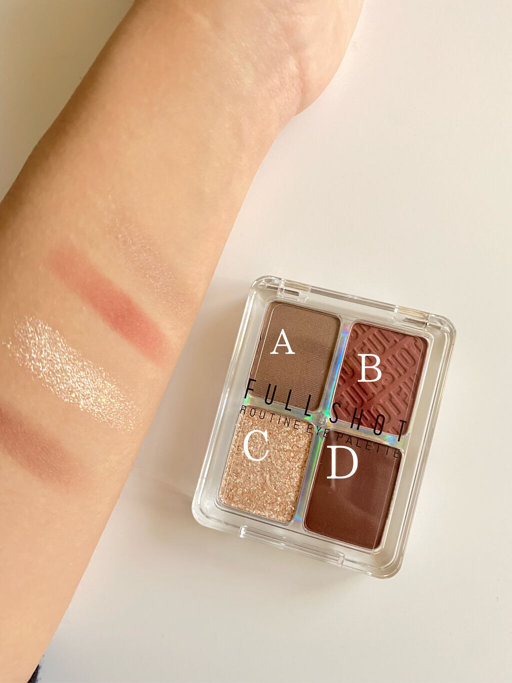 フルショット ルーティーン アイパレット/A’pieu/アイシャドウパレットを使ったクチコミ（2枚目）