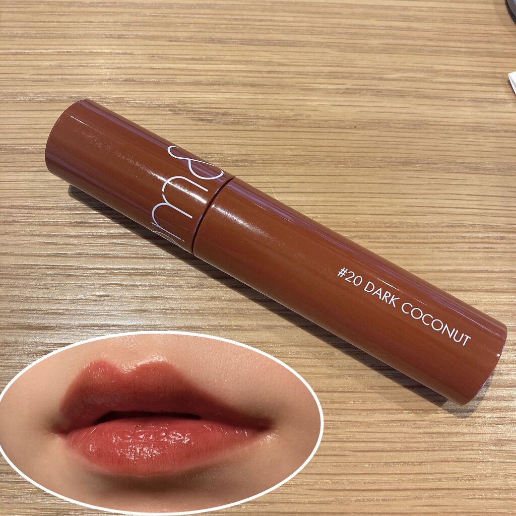 ジューシーラスティングティント/rom&nd/リップティントを使ったクチコミ（2枚目）