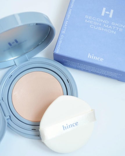 セカンドスキンメッシュマットクッション/hince/クッションファンデーションを使ったクチコミ(6枚目)