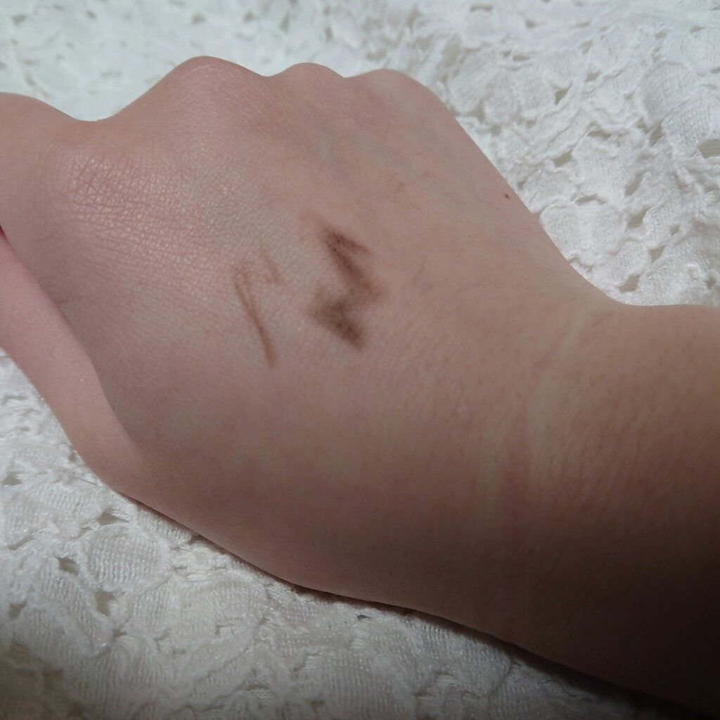 アイブロウ ブラシ付き/DAISO/アイブロウペンシルを使ったクチコミ（2枚目）