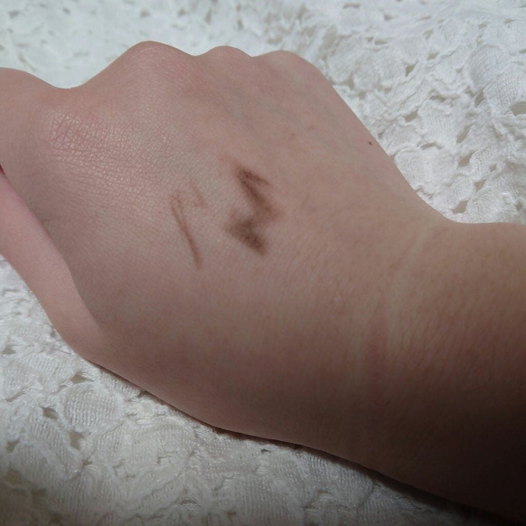 アイブロウ ブラシ付き/DAISO/アイブロウペンシルを使ったクチコミ(2枚目)