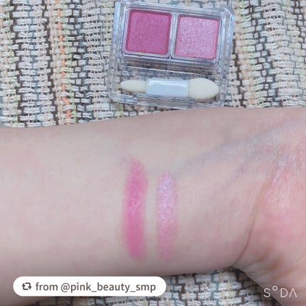 ツイン カラー アイシャドウ/ちふれ/アイシャドウパレットを使ったクチコミ(3枚目)