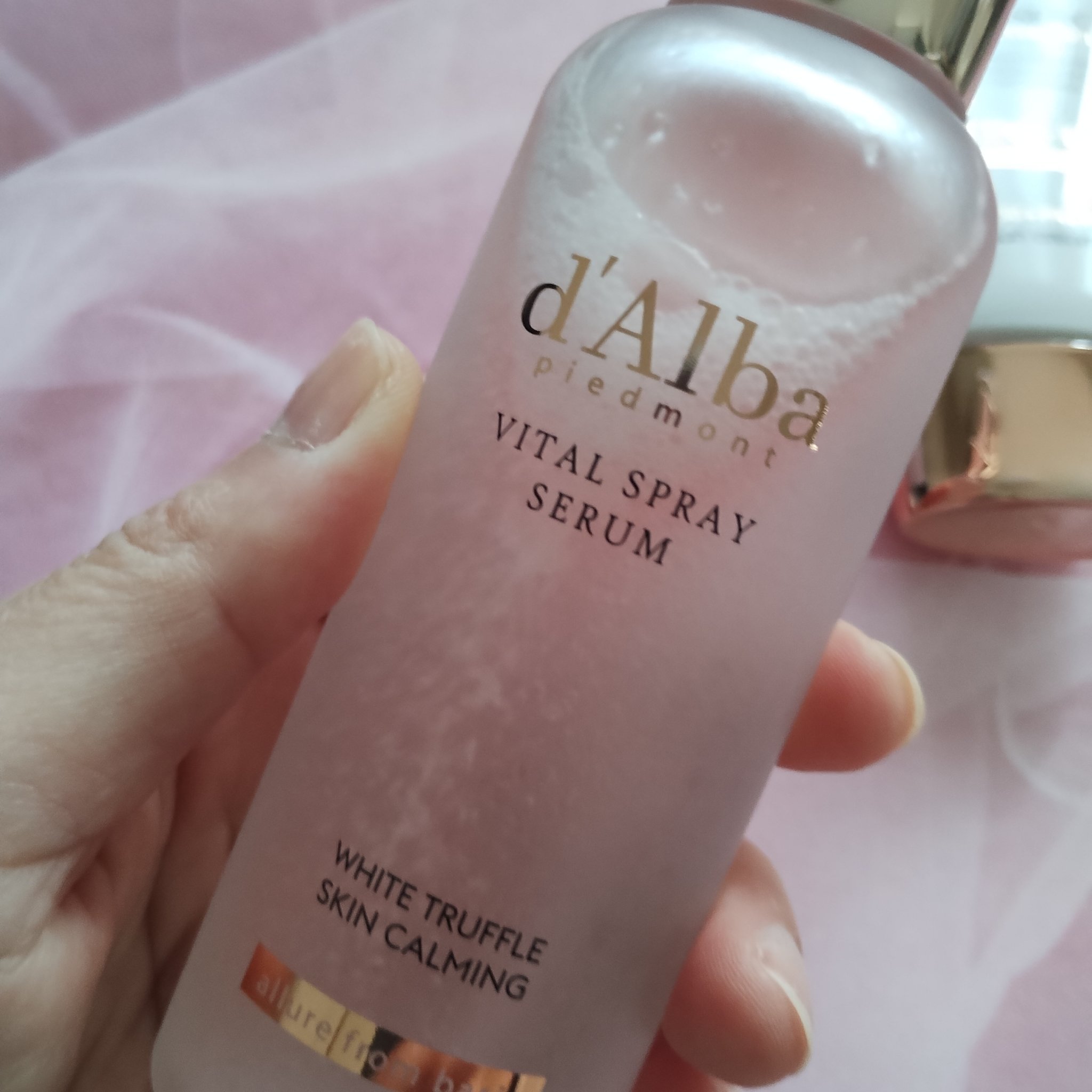 ダルバ ホワイトトリュフバイタルスプレーセラム/ダルバ/ミスト状化粧水を使ったクチコミ（2枚目）