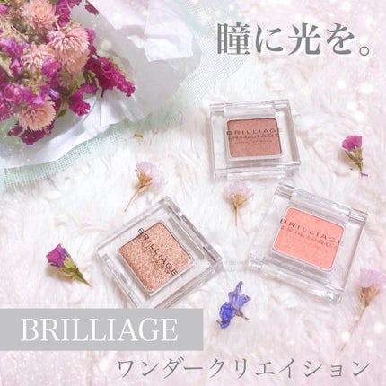 ワンダークリエイション /ブリリアージュ/単色アイシャドウを使ったクチコミ(1枚目)