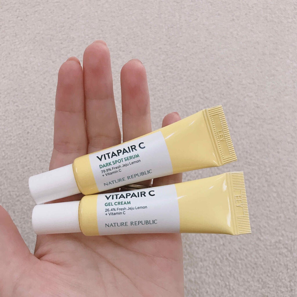 グリーンタンジェリン ビタC ダークスポットケアセラム/goodal/美容液を使ったクチコミ(2枚目)