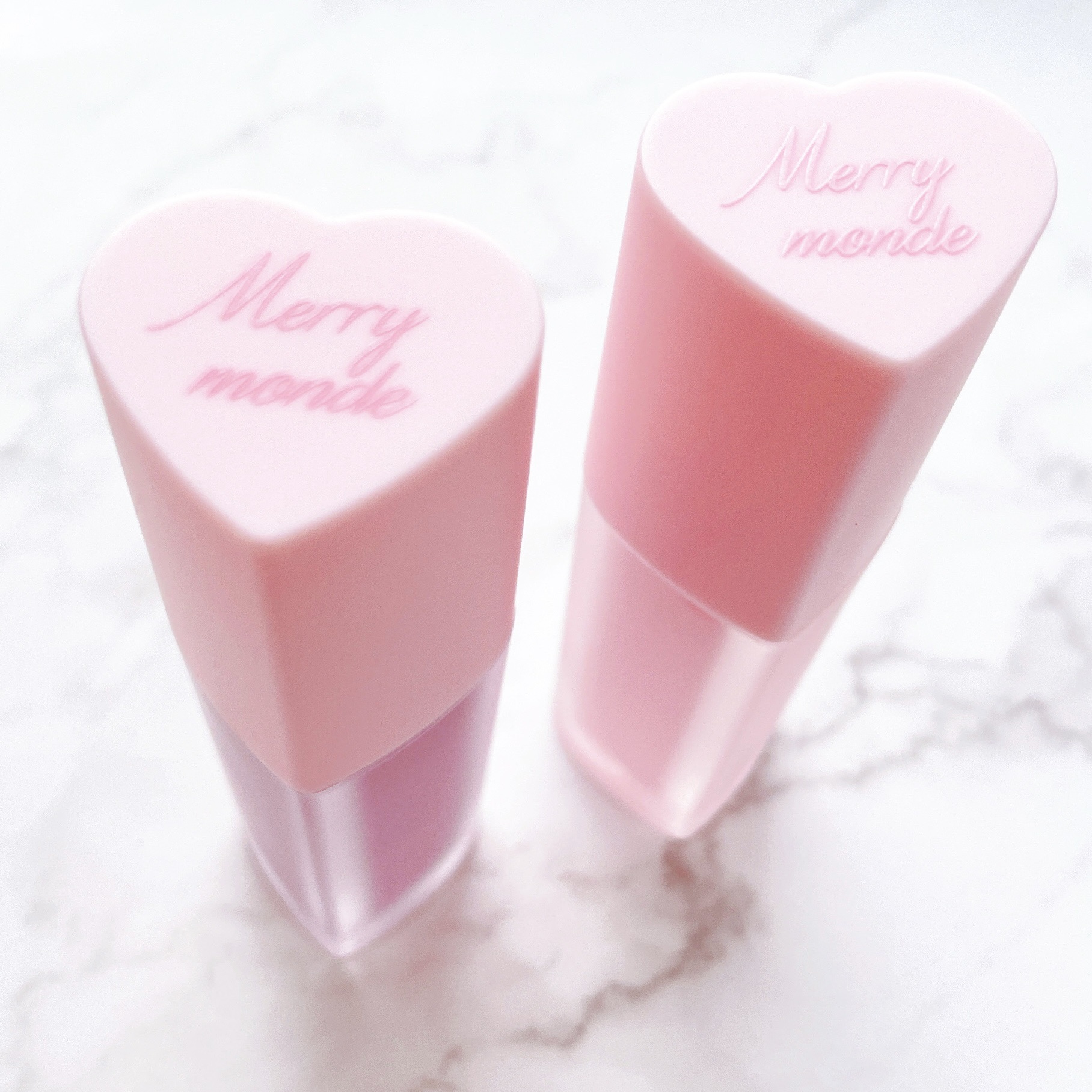 ミルクハートティントリップアンドチーク キャンディミルク/Merrymonde/リップティントを使ったクチコミ（2枚目）