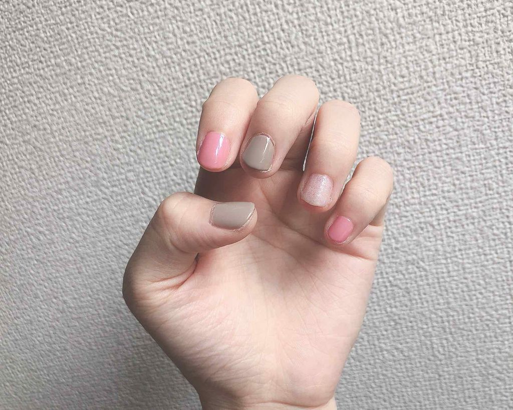 ネイルホリック Dusty pastel color BE314/ネイルホリック/マニキュアを使ったクチコミ（1枚目）