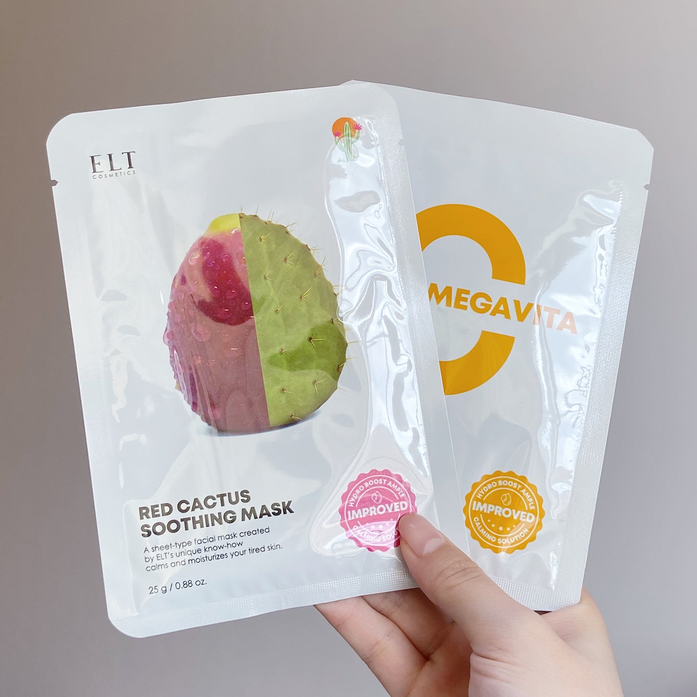 レッドカクタススージングマスク/ELT COSMETICS/シートマスク・パックを使ったクチコミ(3枚目)