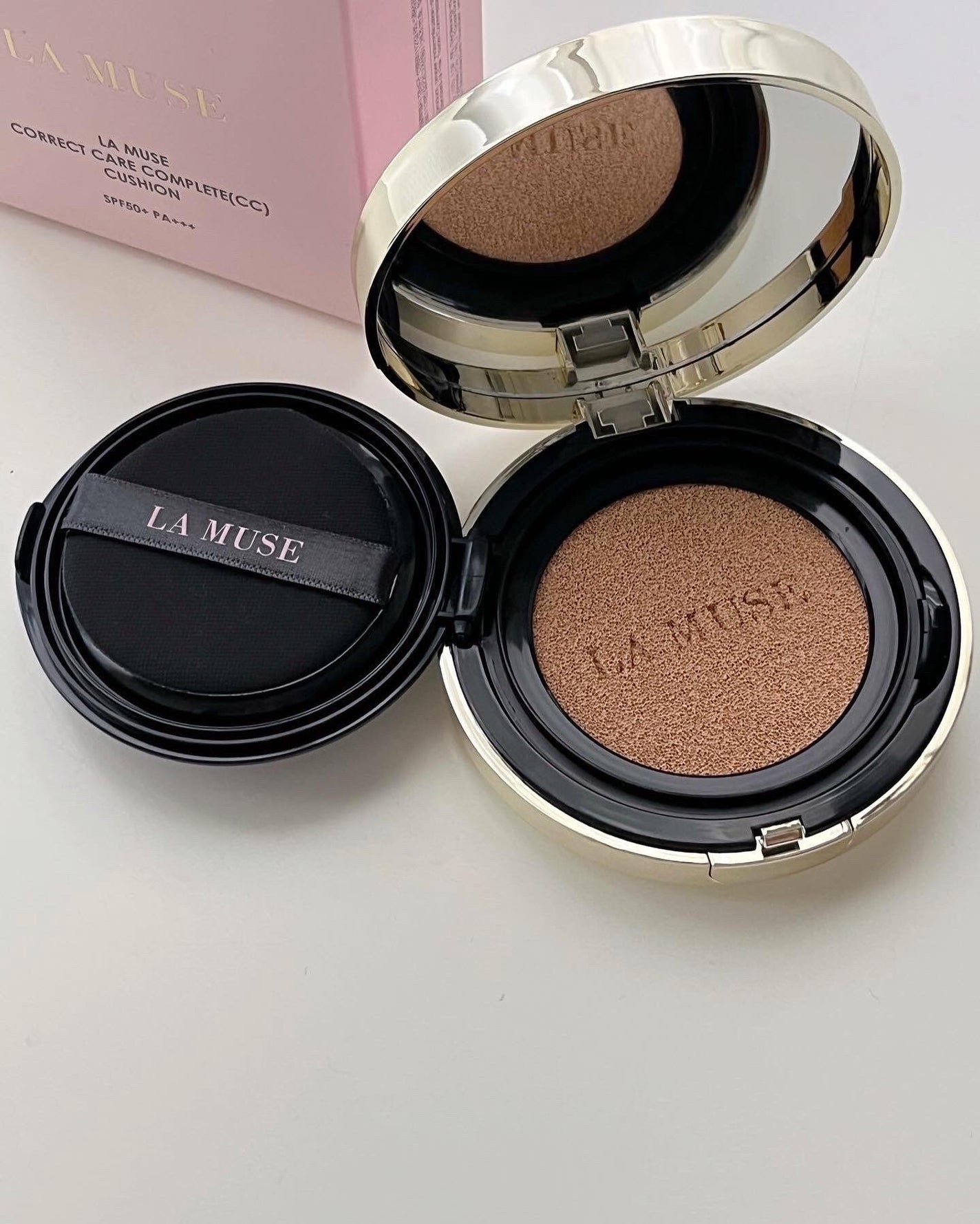 CORRECT CARE COMPLETE CC CUSHION/ラミューズ/クッションファンデーションを使ったクチコミ(2枚目)