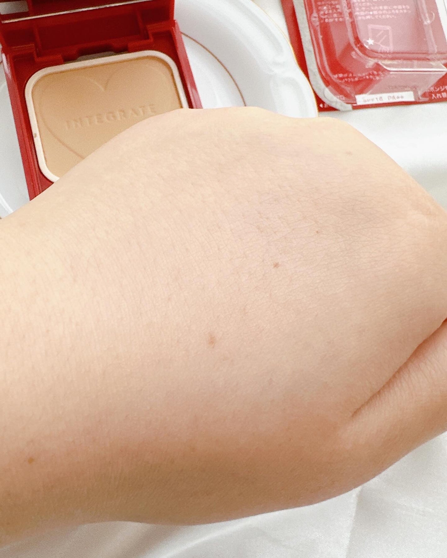 プロフィニッシュファンデーション/インテグレート/パウダーファンデーションを使ったクチコミ(5枚目)