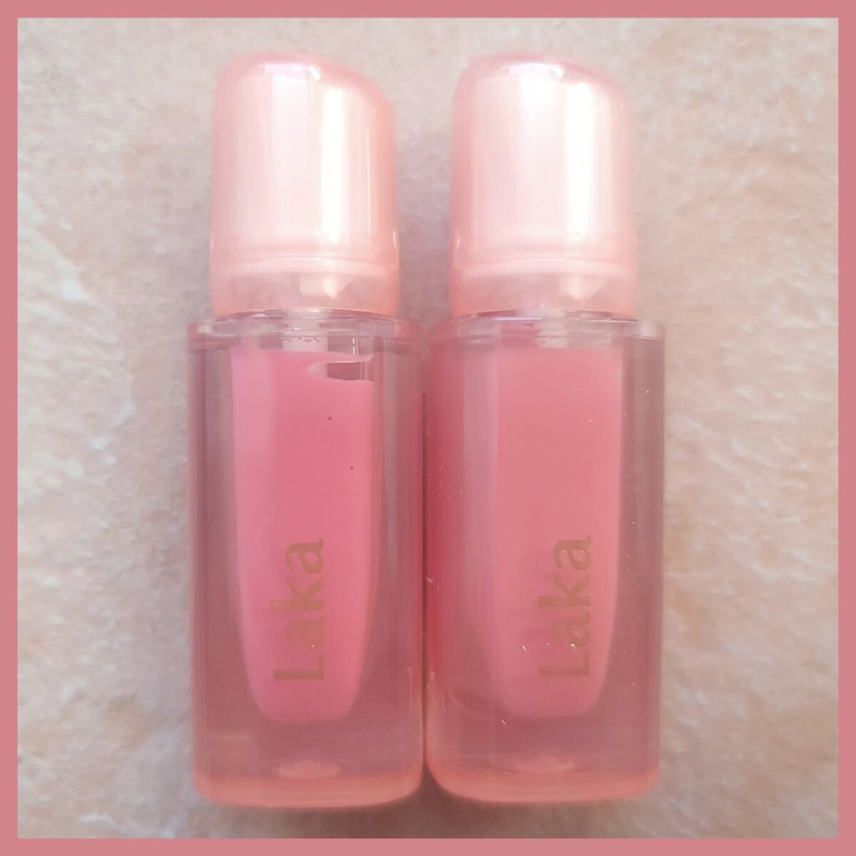 ジェリーイングヌードグロス/Laka/リップグロスを使ったクチコミ（2枚目）