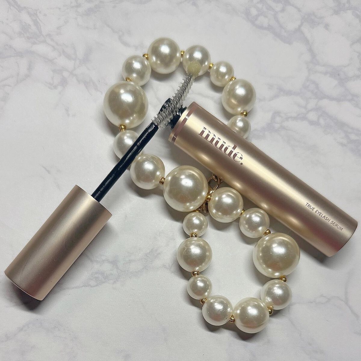 トゥルーアイラッシュセラム/mude/まつげ美容液を使ったクチコミ(1枚目)