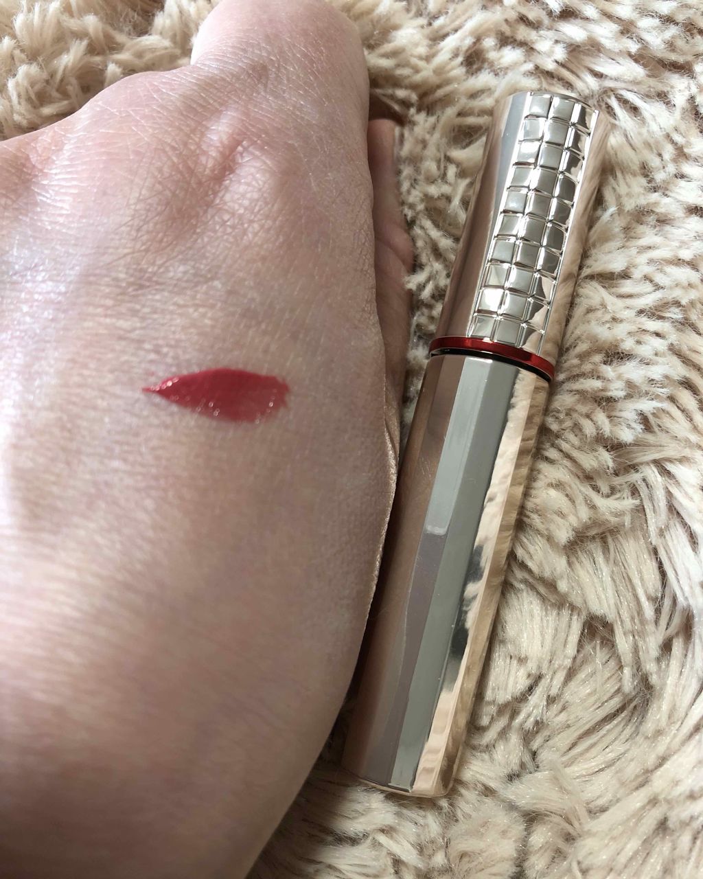 ウオータリールージュ/マキアージュ/リップグロスを使ったクチコミ（2枚目）