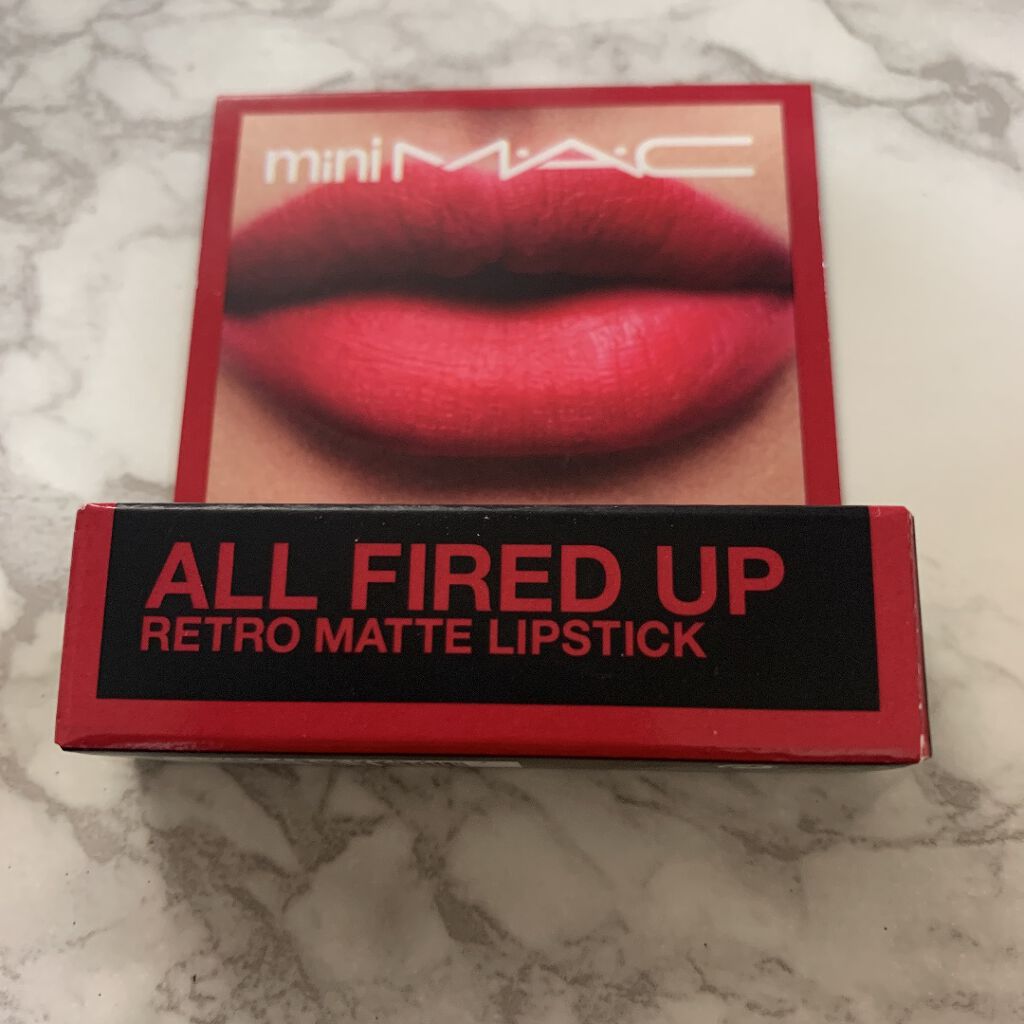 リップスティック オール ファイヤード アップ/M・A・C/口紅を使ったクチコミ（1枚目）