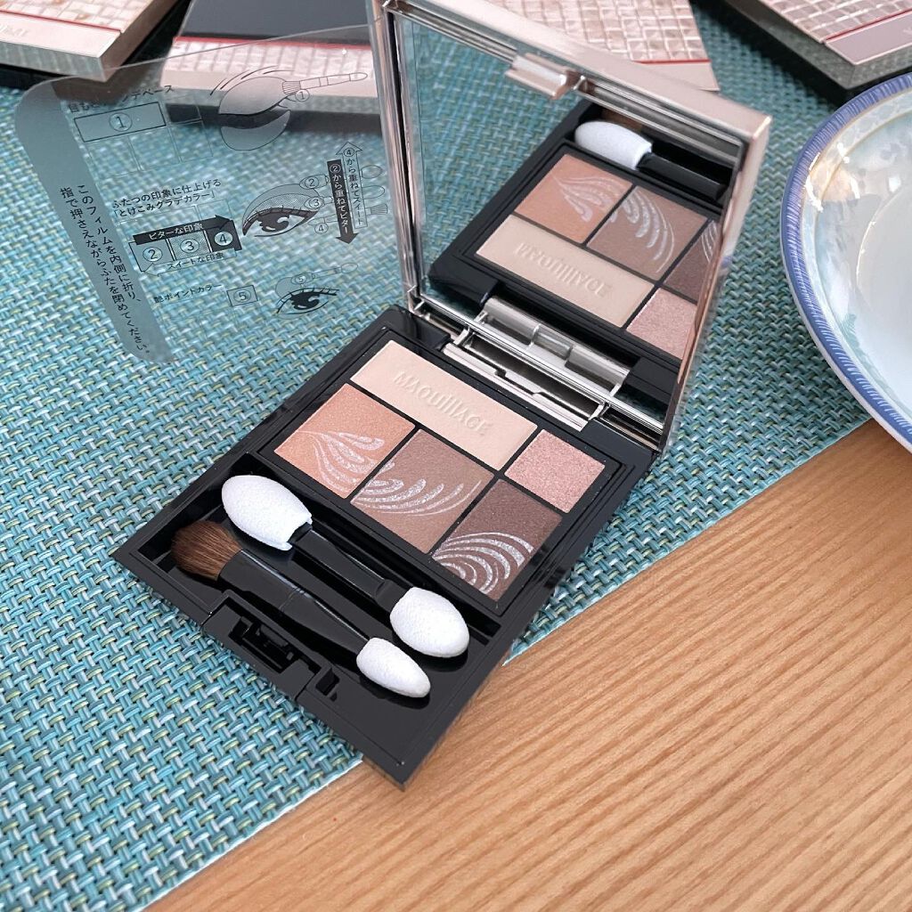 ドラマティックスタイリングアイズ/マキアージュ/アイシャドウパレットを使ったクチコミ(3枚目)