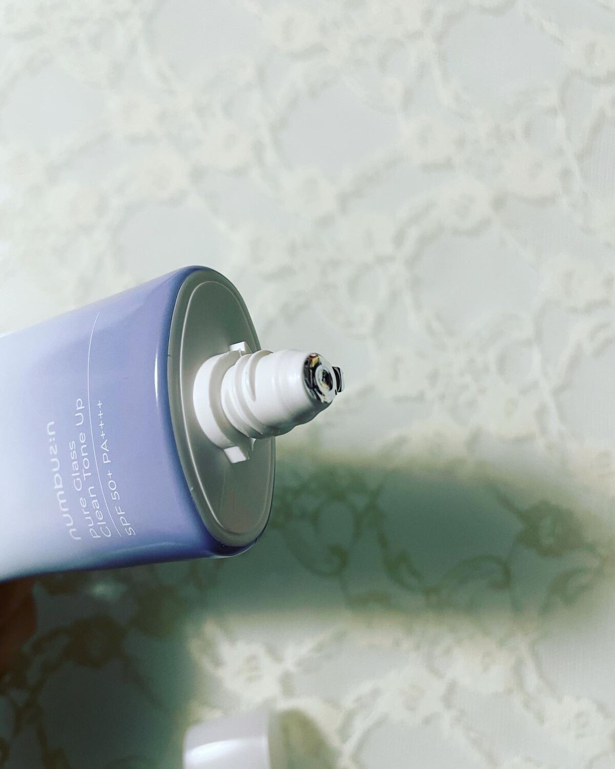 1番 ガラス玉トーンアップクリーム/numbuzin/日焼け止めクリームを使ったクチコミ(3枚目)