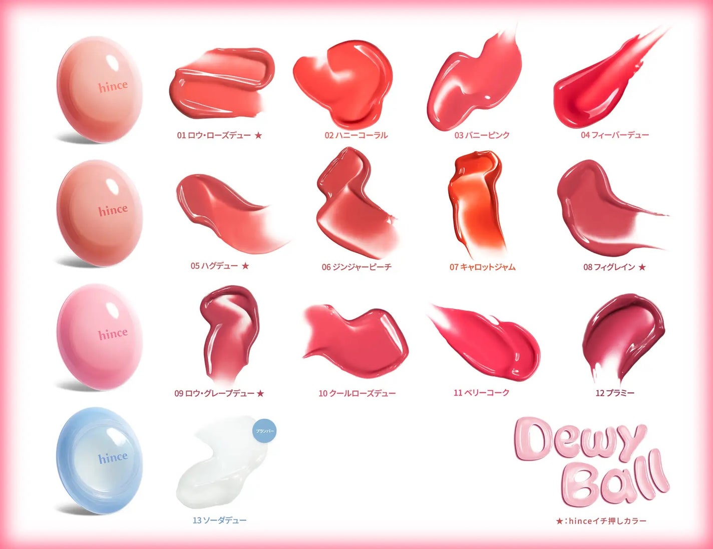 ロウグロウデューイーボール/hince/リップバームを使ったクチコミ(2枚目)