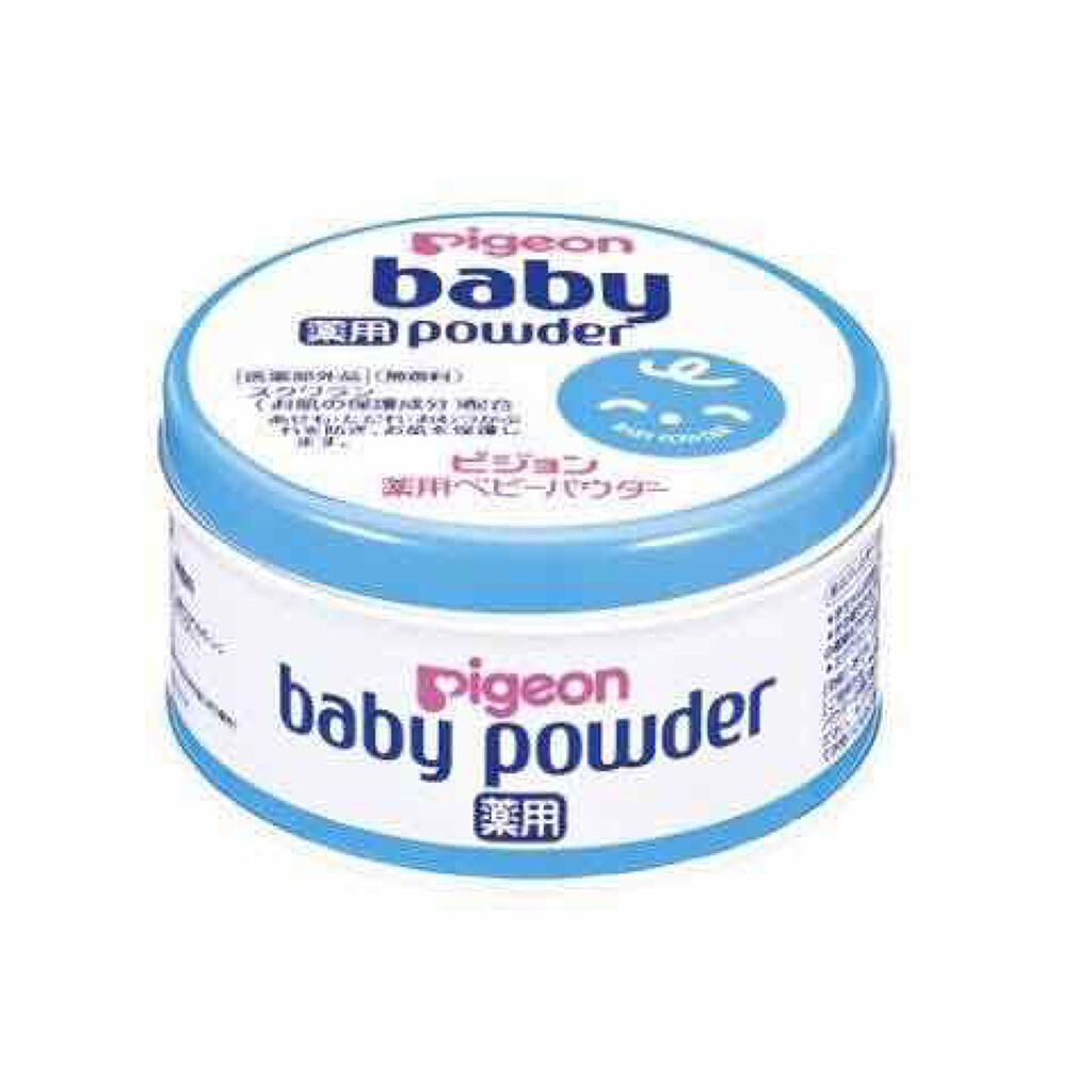 薬用ベビーパウダー/ピジョン/ボディパウダーを使ったクチコミ(2枚目)