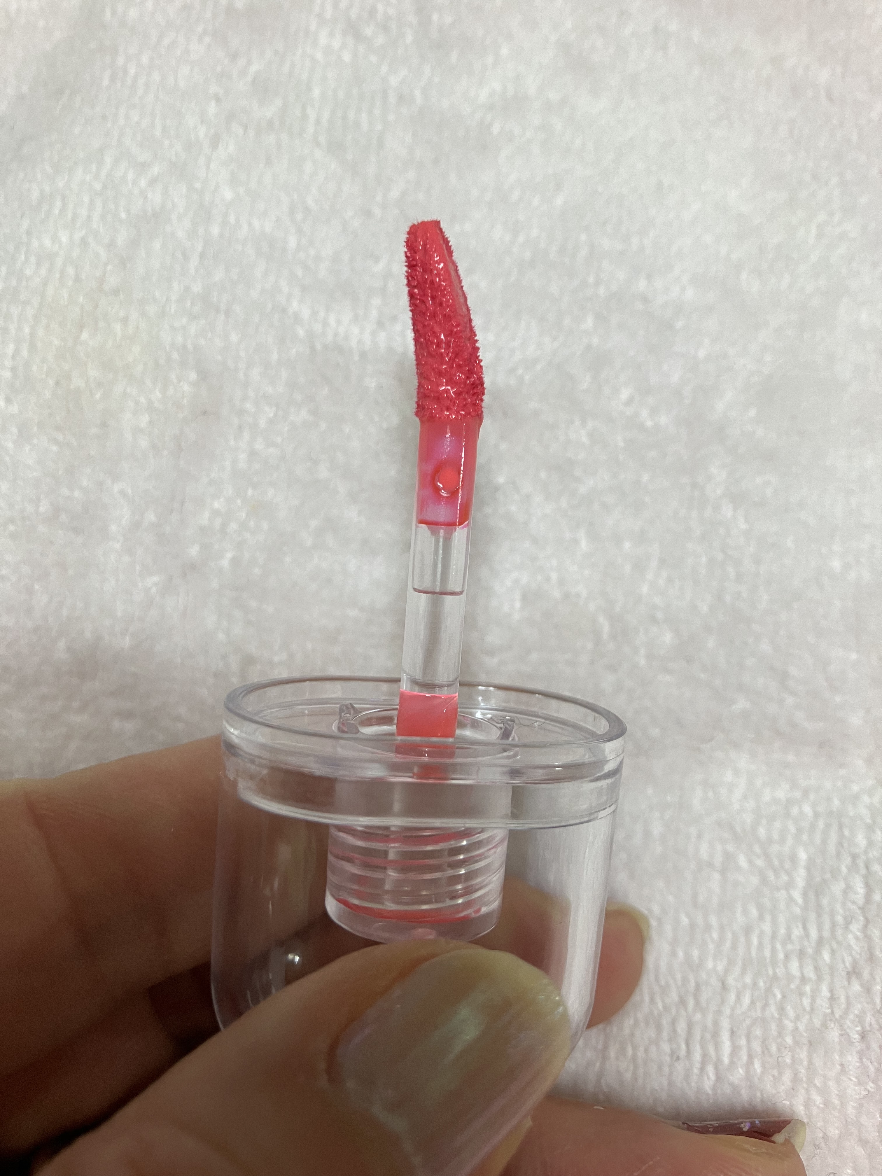 ジェルフィットティント/AMUSE/リップティントを使ったクチコミ（2枚目）