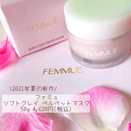 ソフトクレイ ベルベットマスク/FEMMUE/洗い流すパック・マスクを使ったクチコミ(6枚目)
