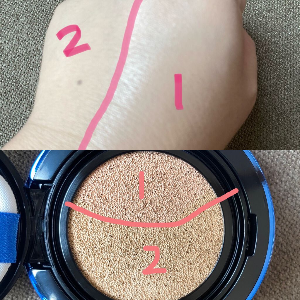 テルムレデュアルグロウクッション/STEAMBASE/クッションファンデーションを使ったクチコミ(4枚目)