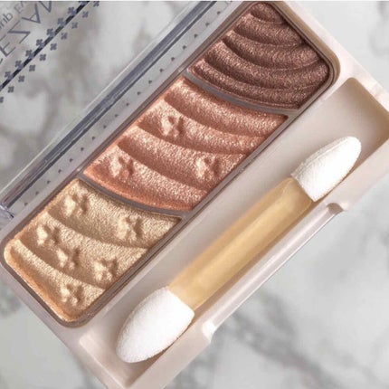 トーンアップアイシャドウ/CEZANNE/アイシャドウパレットを使ったクチコミ(3枚目)