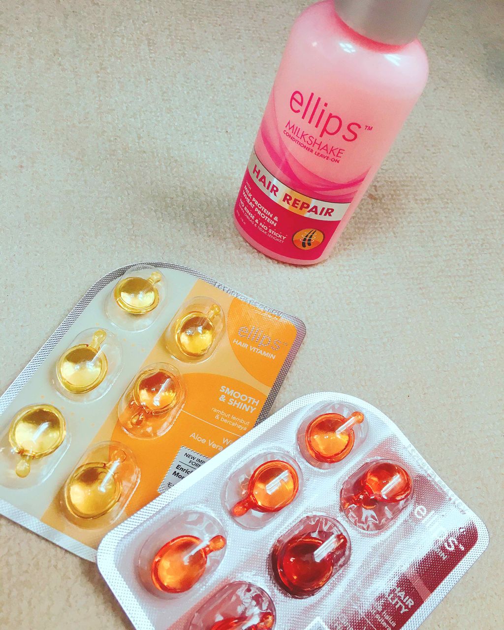 ヘアーオイル【トリートメント】/ellips/ヘアオイルを使ったクチコミ（1枚目）